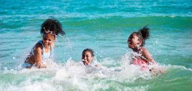 Beach Fun Day With Children in Foster Care