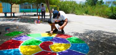 Painting of Children's home