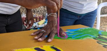 A Classroom Mural Burst with Color & Imagination🎨